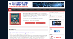 Desktop Screenshot of materialsciencejournal.org